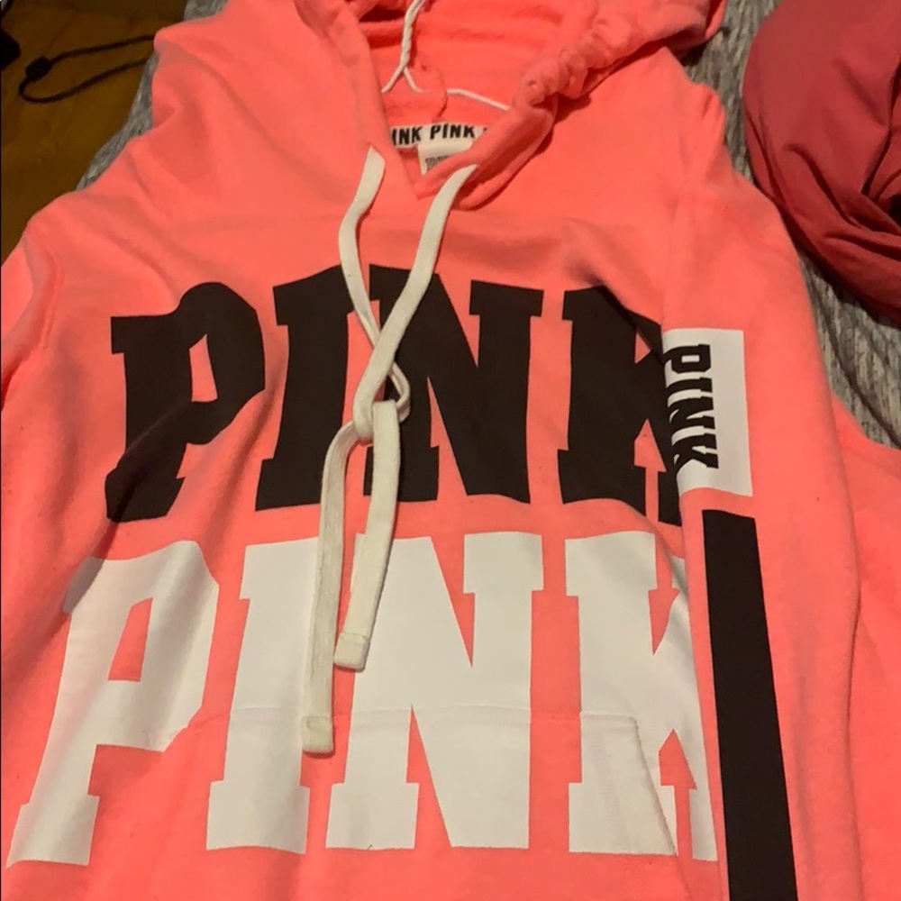 Pink hoodie